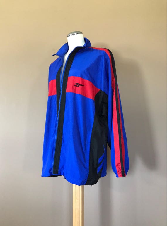 90s Reebok Windbreaker XXL 90’s Oversized Windbre… - image 3