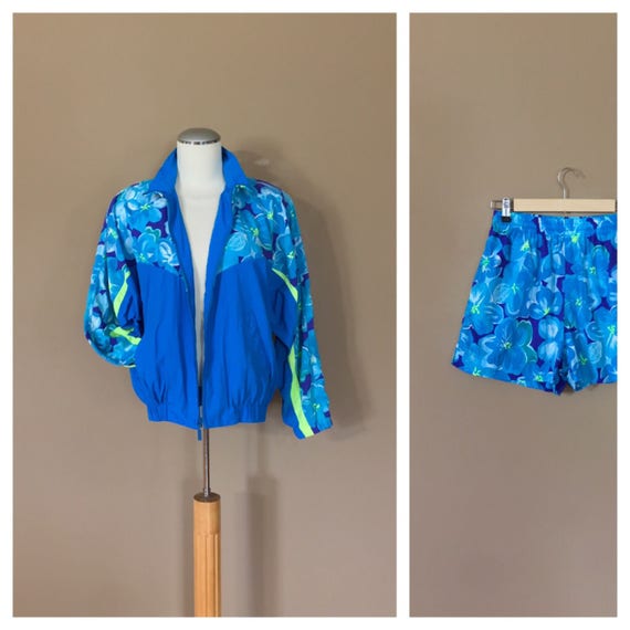 90s Windbreaker Suit Womens / 90s Windbreaker / 80