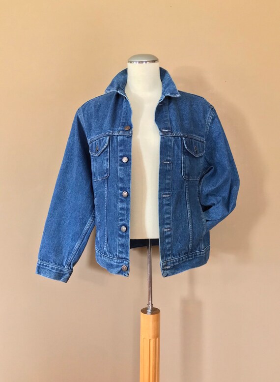 90s Gap Denim Jacket Medium / Vintage Jean Jacket… - image 3