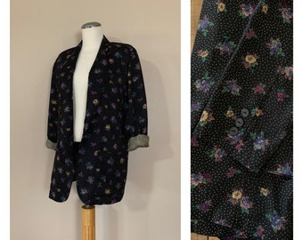 90s Women’s Blazer Large / 90s Oversized Sports Jacket  / 90s Jacket / 80s Blazer / 90s Hip Hop Clothing / 90s Sports Coat