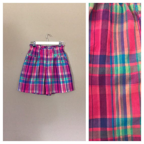 90’s Cotton Shorts High Waisted / 90s Cotton Short