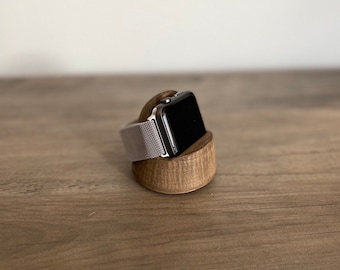 Apple Watch Charging Dock- 3D Printed Wood or Plastic - All Apple Watch Series except Ultra