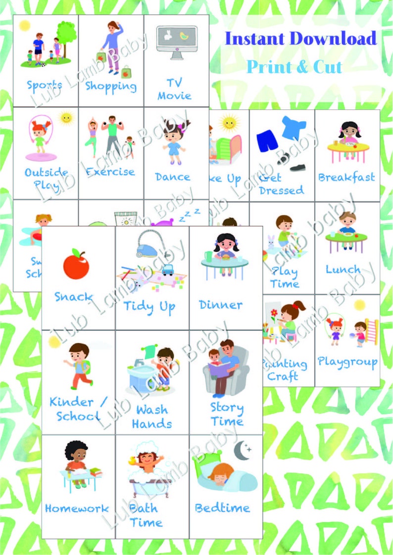 Printable Kids Daily Routine