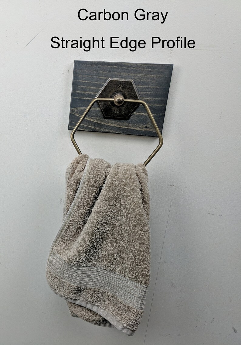 Towel Ring Antique Bronze Kitchen Towel Holder Rustic Towel Etsy