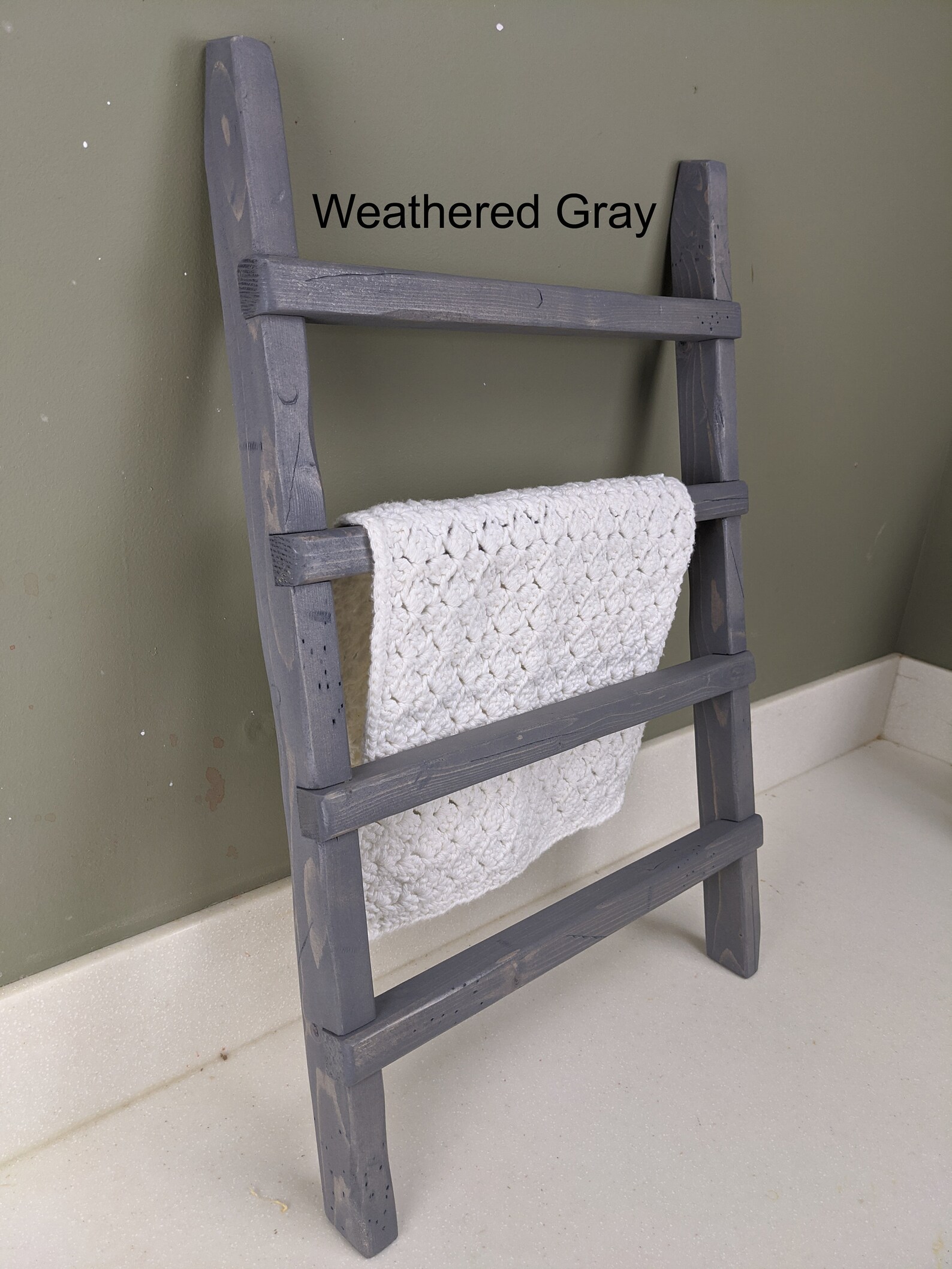 Tea Towel Ladder Mini Countertop Ladder Kitchen Bathroom Etsy