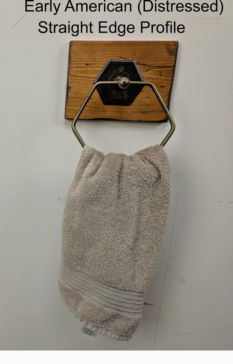 Towel Ring Antique Bronze Kitchen Towel Holder Rustic Towel Etsy