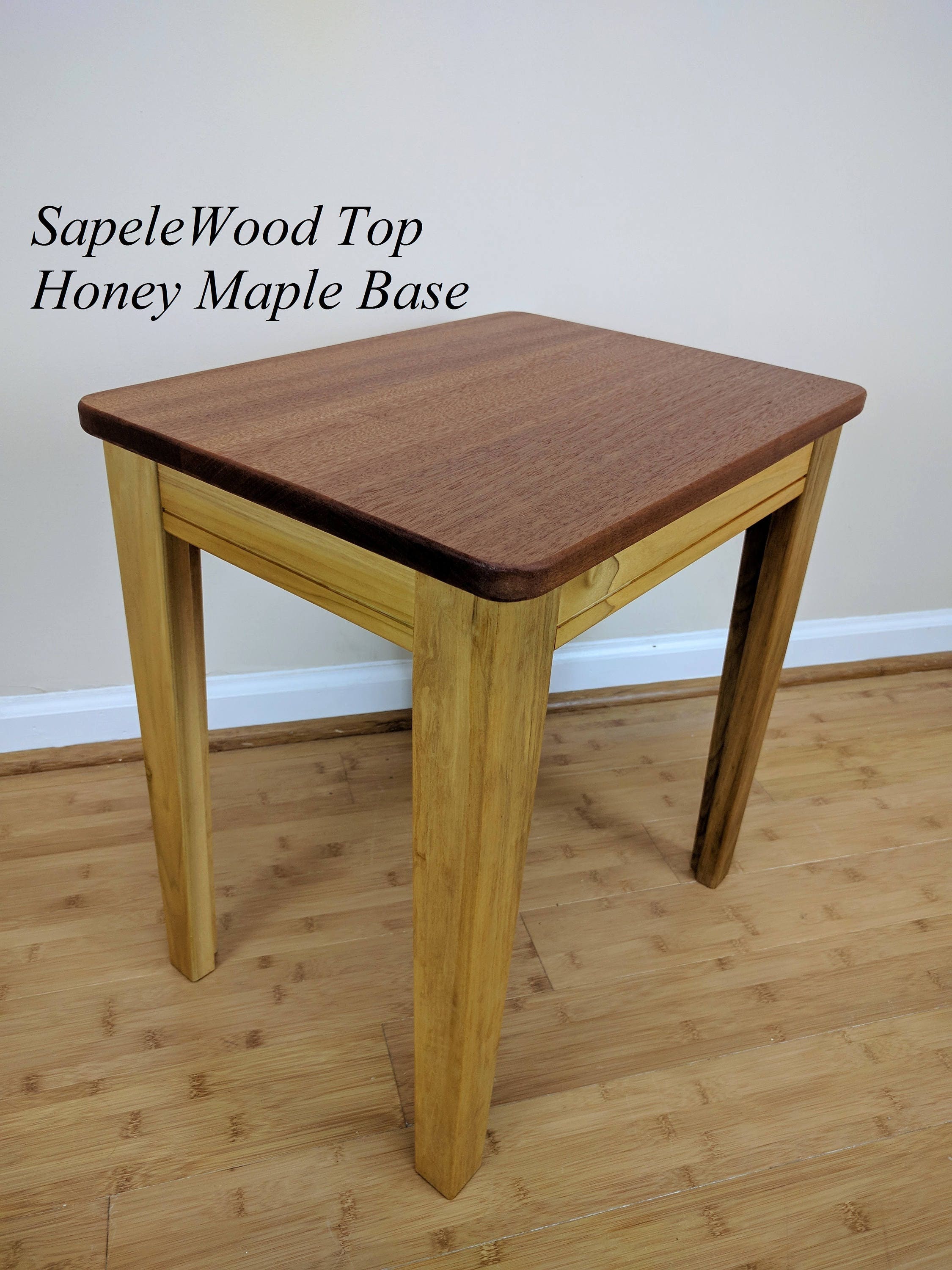 Two Tone End Table Side Farmhouse Customizable One Or 50