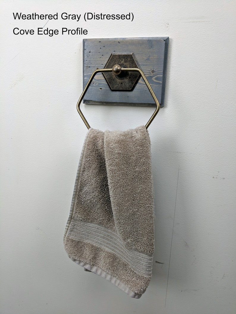 Towel Ring Antique Bronze Kitchen Towel Holder Rustic Towel Etsy