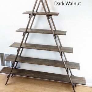 Step Ladder Shelf, Ladder Knick Knack Display, Rustic Distressed ...