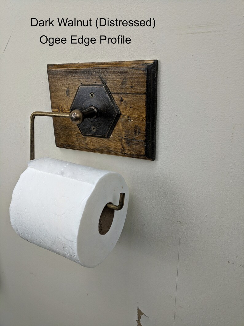 Toilet Paper Holder Antique Bronze Rustic TP Holder Etsy