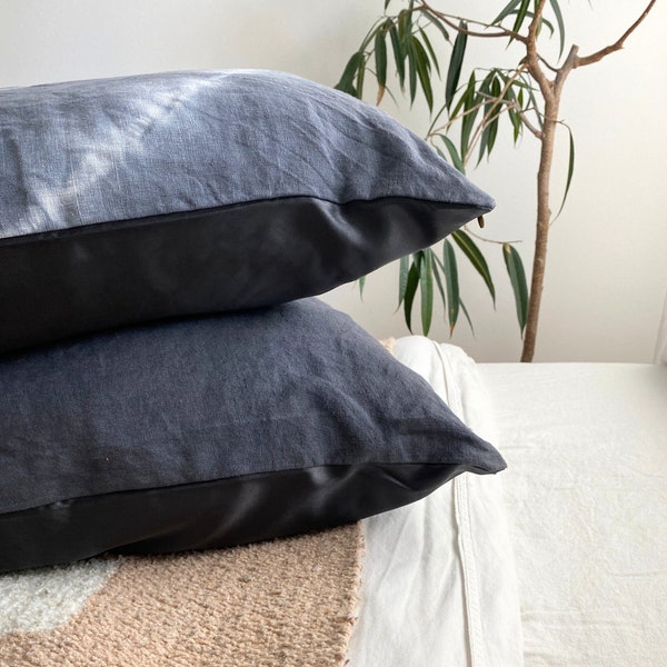 Grey Pillowcase Etsy