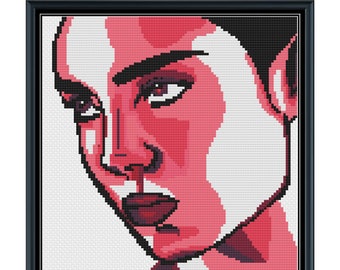 Raw Movie Poster Cross Stitch Pattern