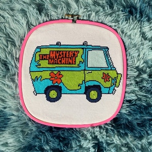 Scooby Doo Mystery Machine Cross Stitch Pattern PDF image 2