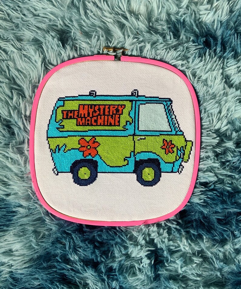 Scooby Doo Mystery Machine Cross Stitch Pattern PDF image 2