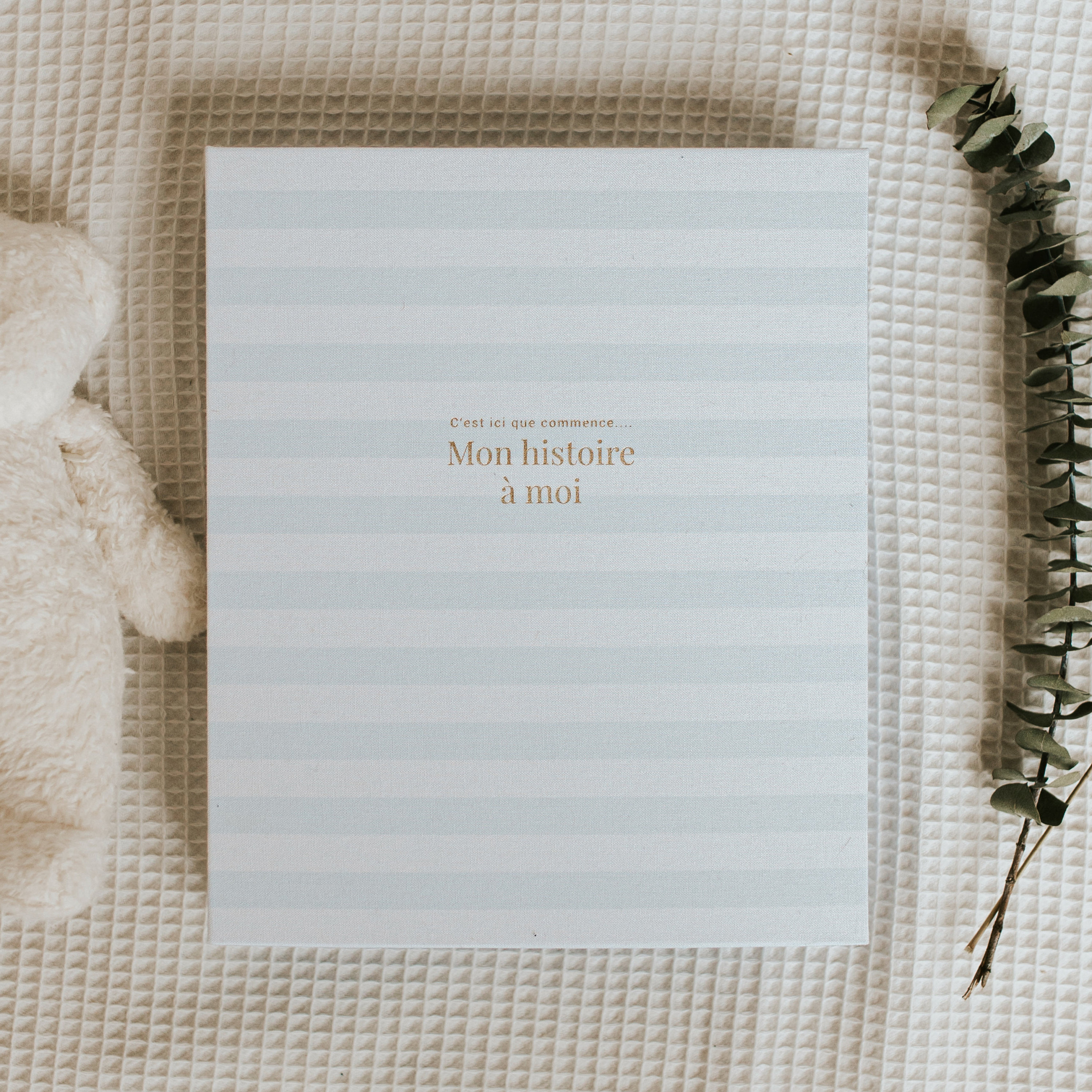 Sugar Paper | Baby Book, Chambray (Blue) | Maisonette