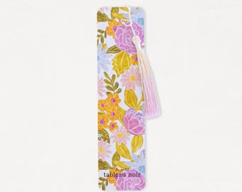 Floral Pop bladwijzer, bladwijzer, lezen, organisatie, briefpapier, boek