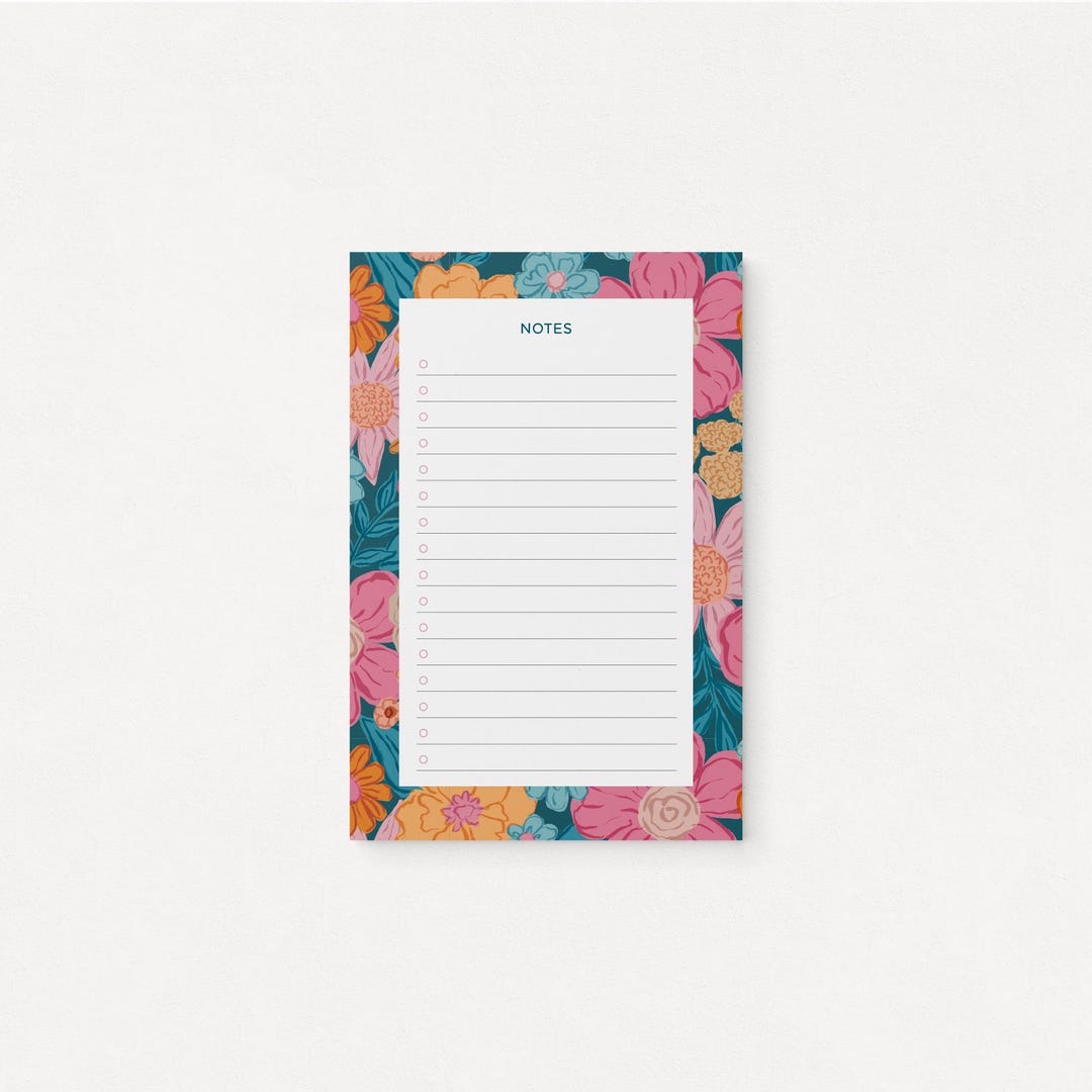 Bloom Notepad, Organization, Planning, Stationery, Family Planner ...