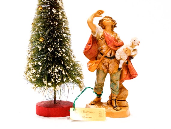 Vintage 1995 Original Fontanini Depose Italy Micah Figurine Etsy