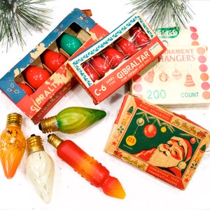 ANCIENNE : vieilles ampoules de Noël et suspensions pour ornements - Bricolage d'ampoules - Ampoule décorative - SKU 26-C1-00032868