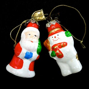 VINTAGE: Small Feather Tree Porcelain Ornaments Christmas Ornament SKU 15-A2-00006224 imagem 4