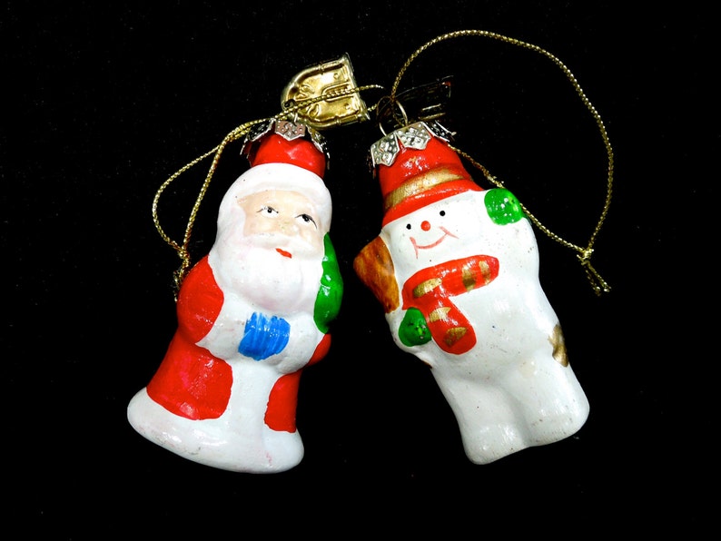 VINTAGE: Small Feather Tree Porcelain Ornaments Christmas Ornament SKU 15-A2-00006224 image 4