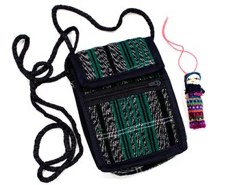 Deadstock VINTAGE: 1980s - Tiny Native Guatemalan Small Padded Bag Pouch - Native Textile - Coin, Kids - Boho, Hipster - SKU 1-C4-00029779