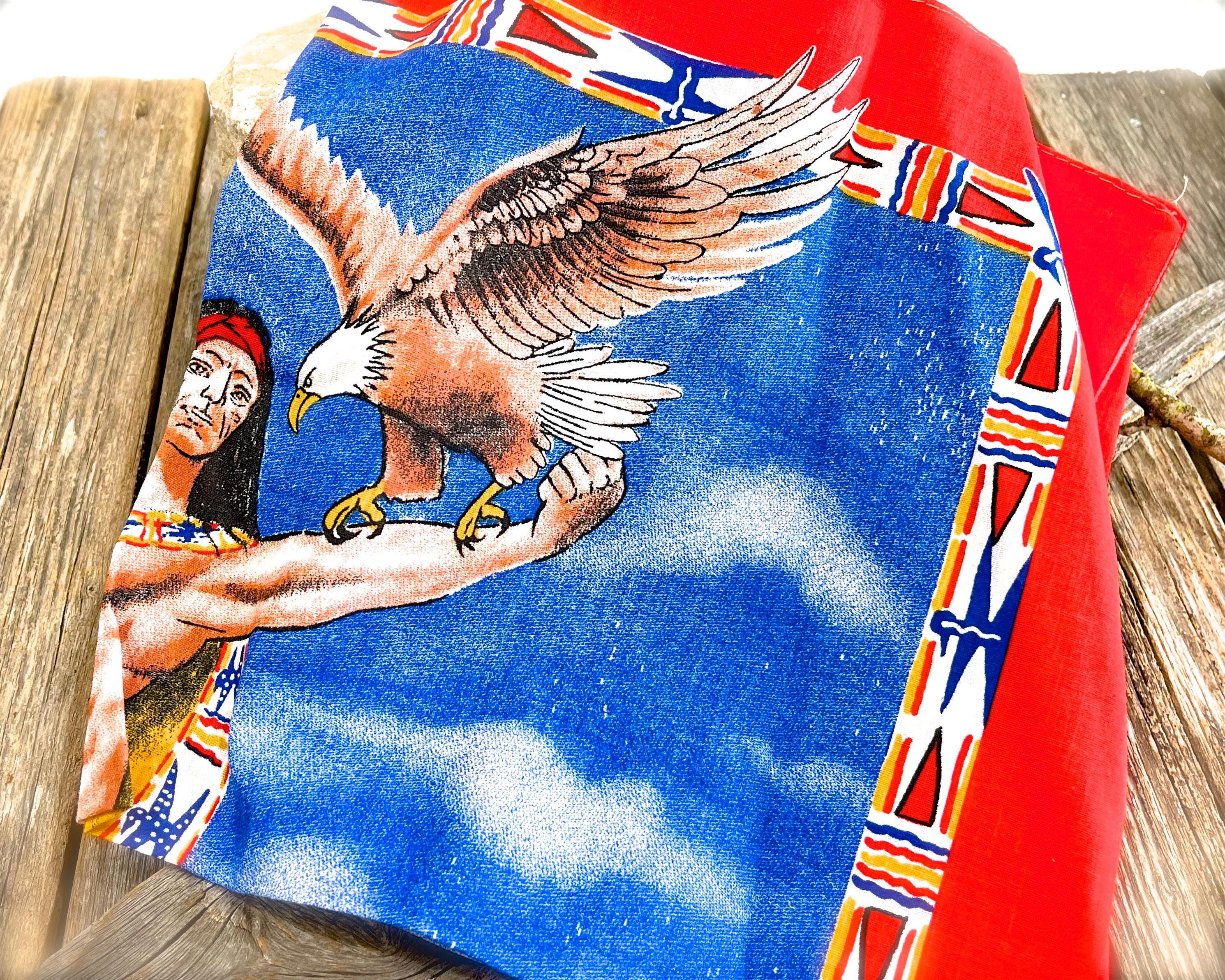 Home Decor, Native American Bandana - Southwest Design, 1980s