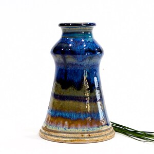 VINTAGE: 1976 - Signed Studio Glazed Pottery Vase - Small Vase - SKU 22-D-00015091
