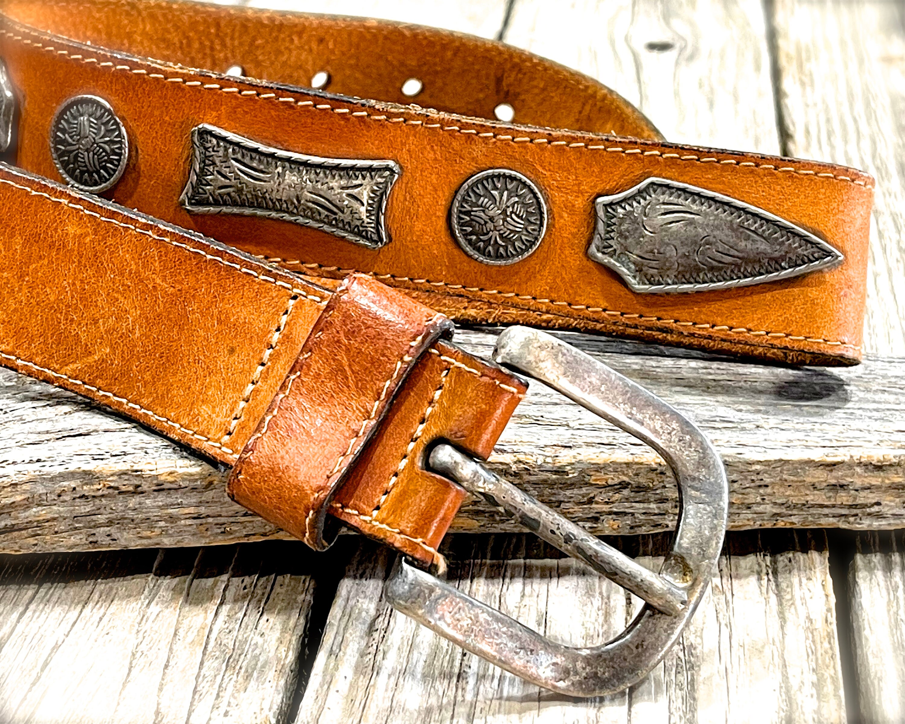 Vintage 70's-early 90's Leather Belts Various Sizes US XS to