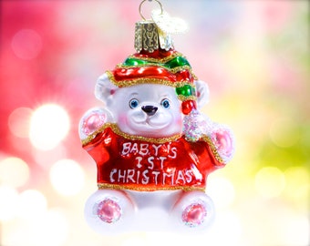 ヴィンテージ オールドワールド クリスマス プレッツェル ガラス