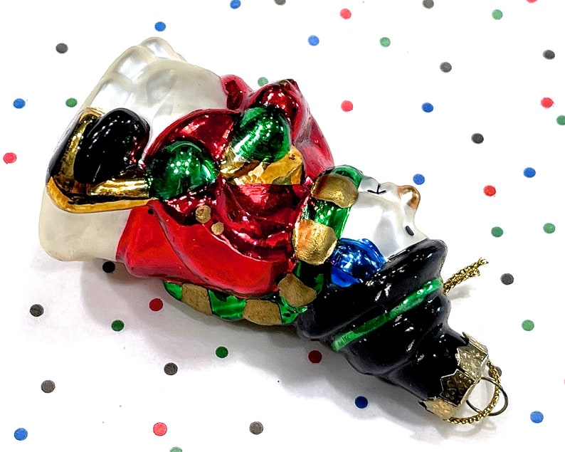 VINTAGE: Glass Christmas Tree Snowman Ornament Thomas Pacconi Collection Replacement Christmas Ornament Holiday image 3