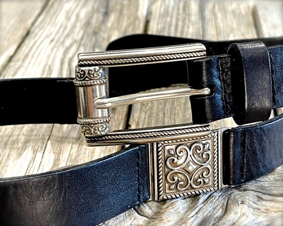 VINTAGE: FOSSIL Genuine Leather Belt - Western - … - image 3