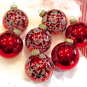 VINTAGE: 1980s 7pcs Krebs Glass Ornaments Bird Ornaments Christmas Decor Holiday SKU 00040020 image 1