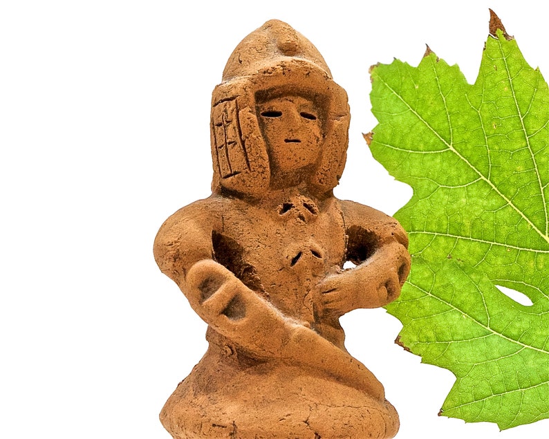 VINTAGE: Terra Cotta Figurines Handmade Figurine SKU 24-C-00030859 image 2