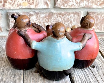 VINTAGE: Authentic Chulucanas, PERU Handmade Clay Pottery
