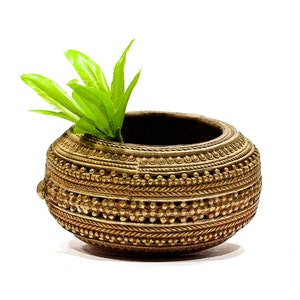 VINTAGE: Old Small Brass Trinket - Bangle Bowl - Small Brass Bowl - SKU 14-C2-00014250