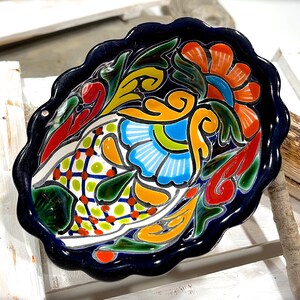 Vintage H. Venegas Talavera-pot: handgeschilderd bloemendecor