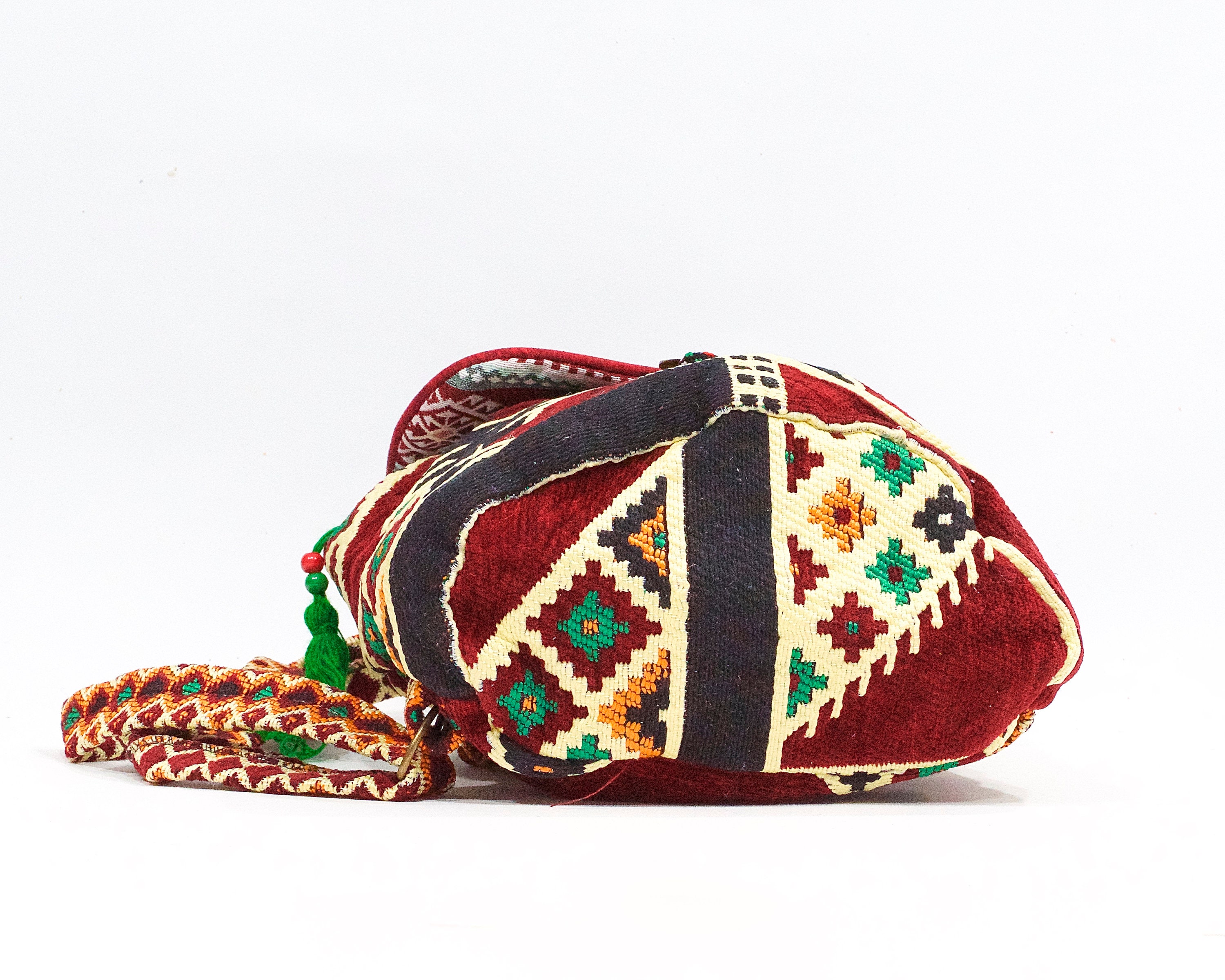 Vintage Kilim Backpack: 1980s Turkish Woven Tapestry Bag - Etsy display picture 1