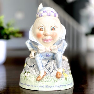 VINTAGE: Humpty Dumpty Coin Bank Piggy Bank Money Box Markings Porcelain Figurine SKU 00040041 image 1