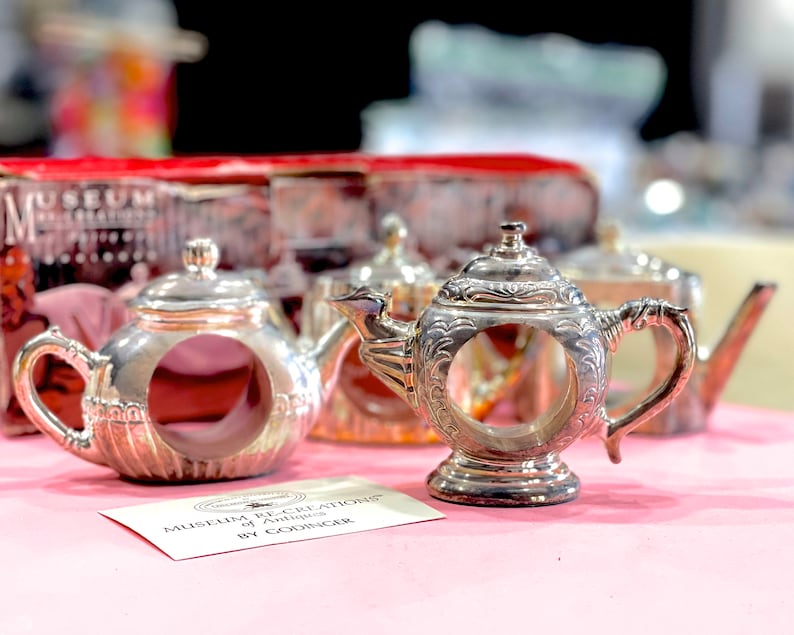 Godinger Teapot Napkin Rings