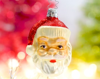 Vintage Inge Glas Germany Blown Glass Christmas Ornament - Two
