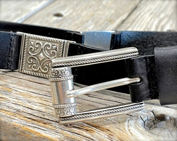 VINTAGE: FOSSIL Genuine Leather Belt - Western - … - image 4