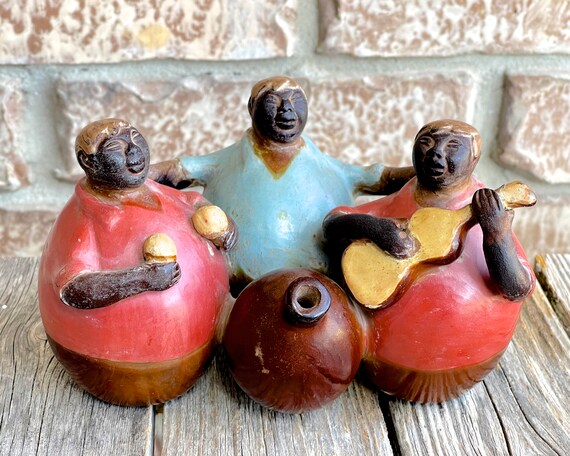 VINTAGE: Authentic Chulucanas, PERU Handmade Clay Pottery