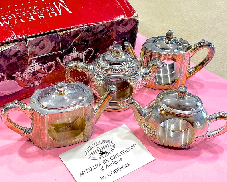 Godinger Teapot Napkin Rings - Thumbnail 3