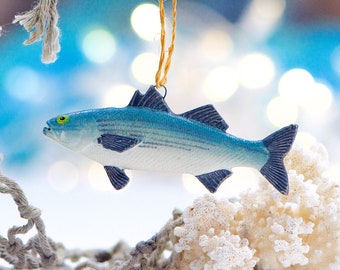 VINTAGE: Resin Fish Ornament - Fishing - Under the Sea - Lake House - Ocean - Boat - SKU 30-410-00030886