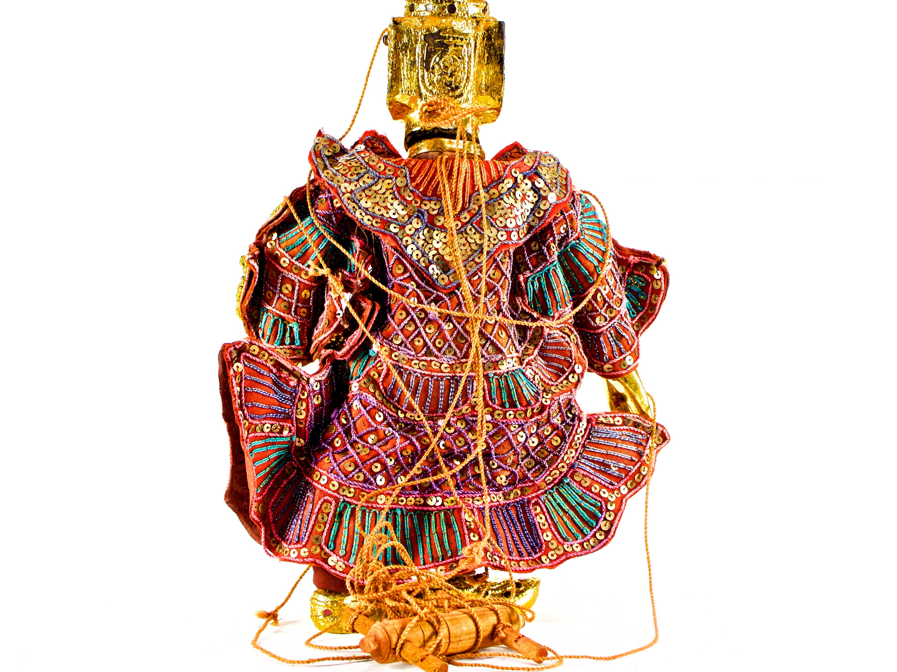 ヴィンテージ：希少な古いビルマの人形マリオネット - タイ - アジアの