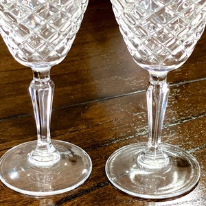 VINTAGE: 2pcs Crystal Glasses Toasting, Weddings, Graduations, Engagements, Baby announcements SKU 31-C-00035244 image 5