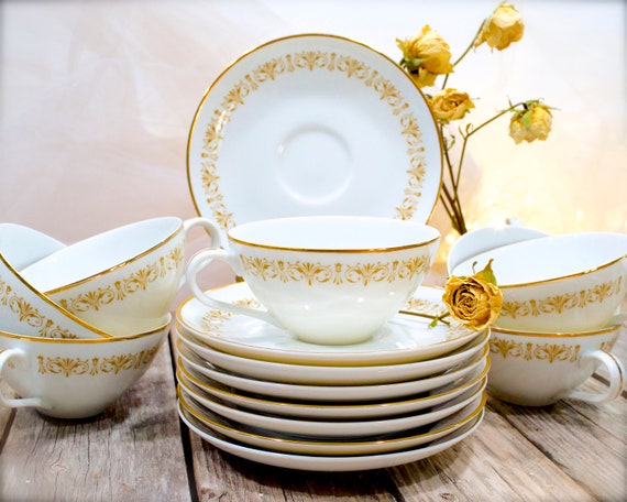 ノリタケ シェフィールド カップ&ソーサー VINTAGE: 4 Sets Cup and