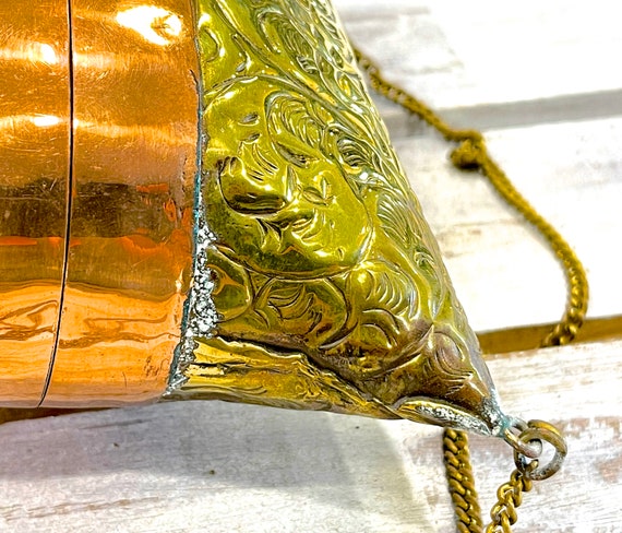 Deadstock VINTAGE: 1970's - Brass Pillow Ornate P… - image 4