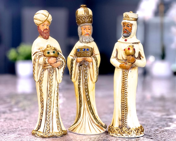 VINTAGE: 1960s - 3pcs - Vintage Three Kings - Mid Century